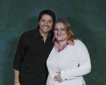 Misha and me at the end of the day